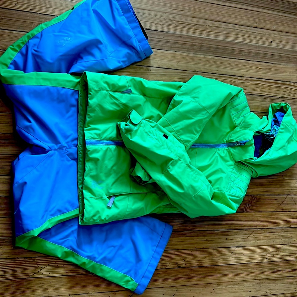 Size 12 spyder ski set